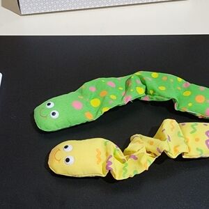 Green and Yellow Plush‎ Snake Toys